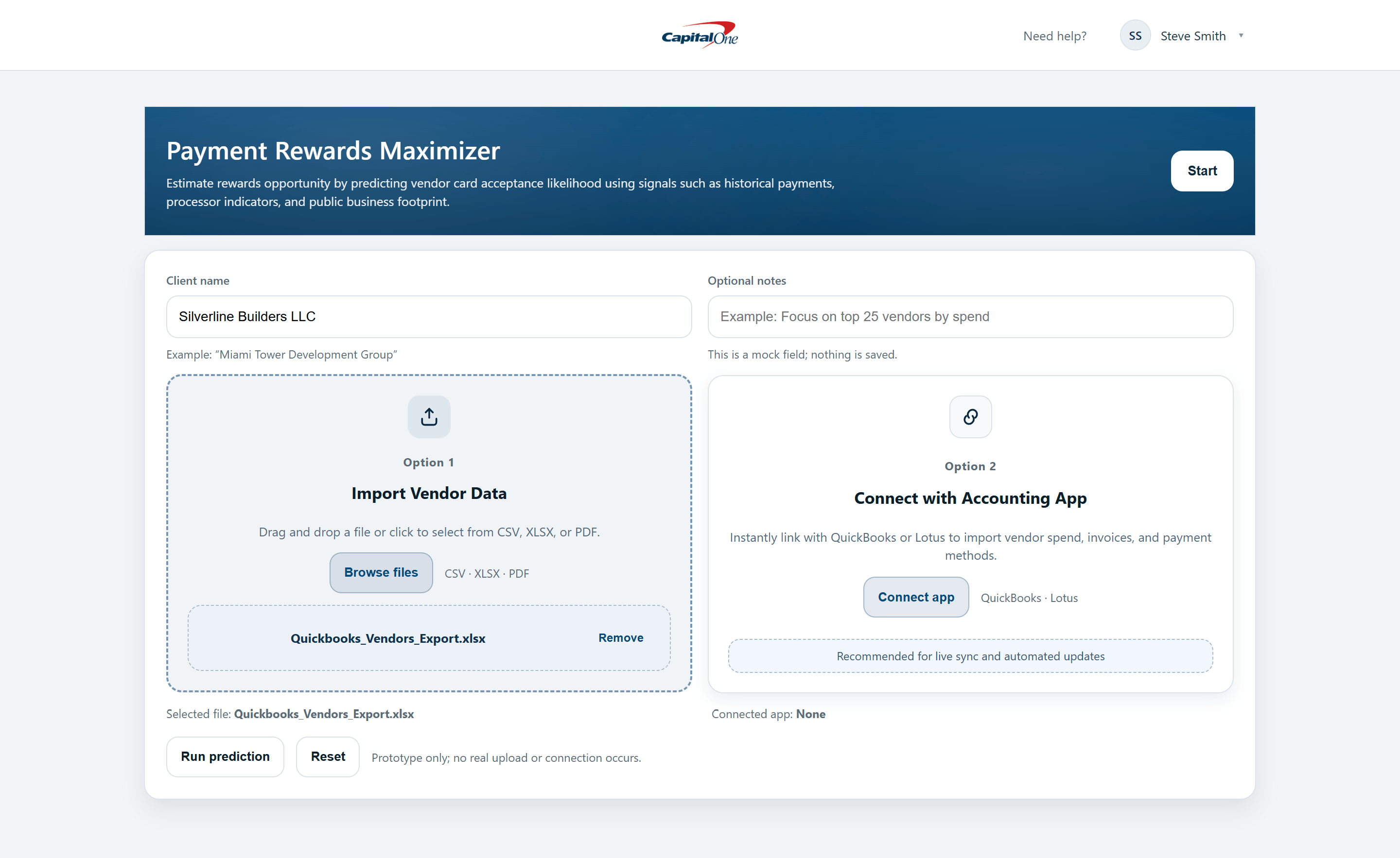 Capital One Dashboard 1