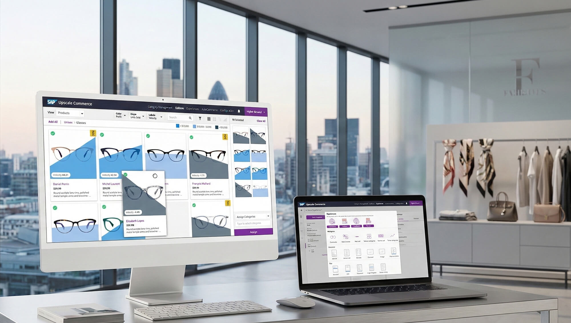 SAP Upscale Dashboard Merchant Desktop